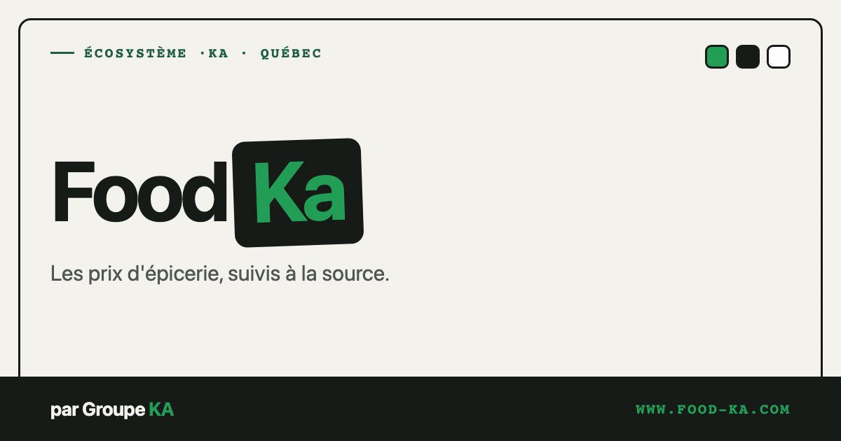 Bannière de partage Food·Ka (1200 × 630)