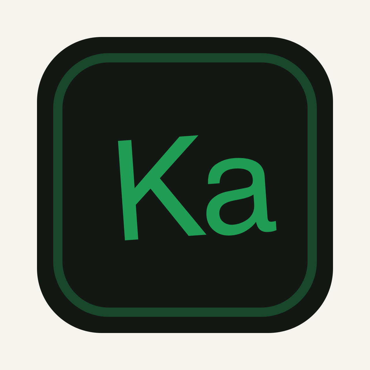 Logo Food·Ka sur fond papier