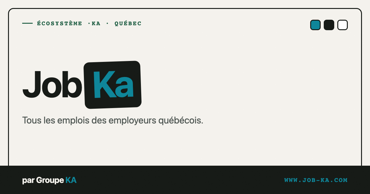 Bannière de partage Job·Ka (1200 × 630)